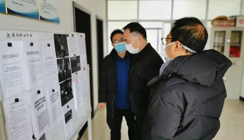 周金平先后到楚星公司、松滋肥業(yè)、實訓(xùn)基地和股份公司檢查疫情防控工作(圖3)