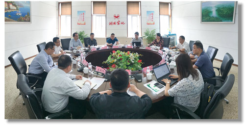 甕福集團(tuán)羅永留、開磷集團(tuán)杜紹倫一行到訪宜化集團(tuán)